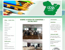 Tablet Screenshot of abpppara.com.br